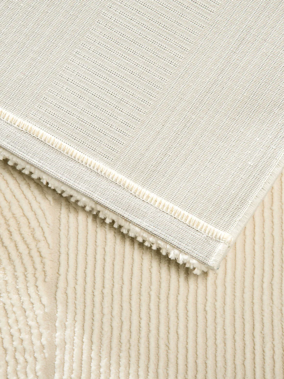 Biarritz Moderner Teppich, Creme