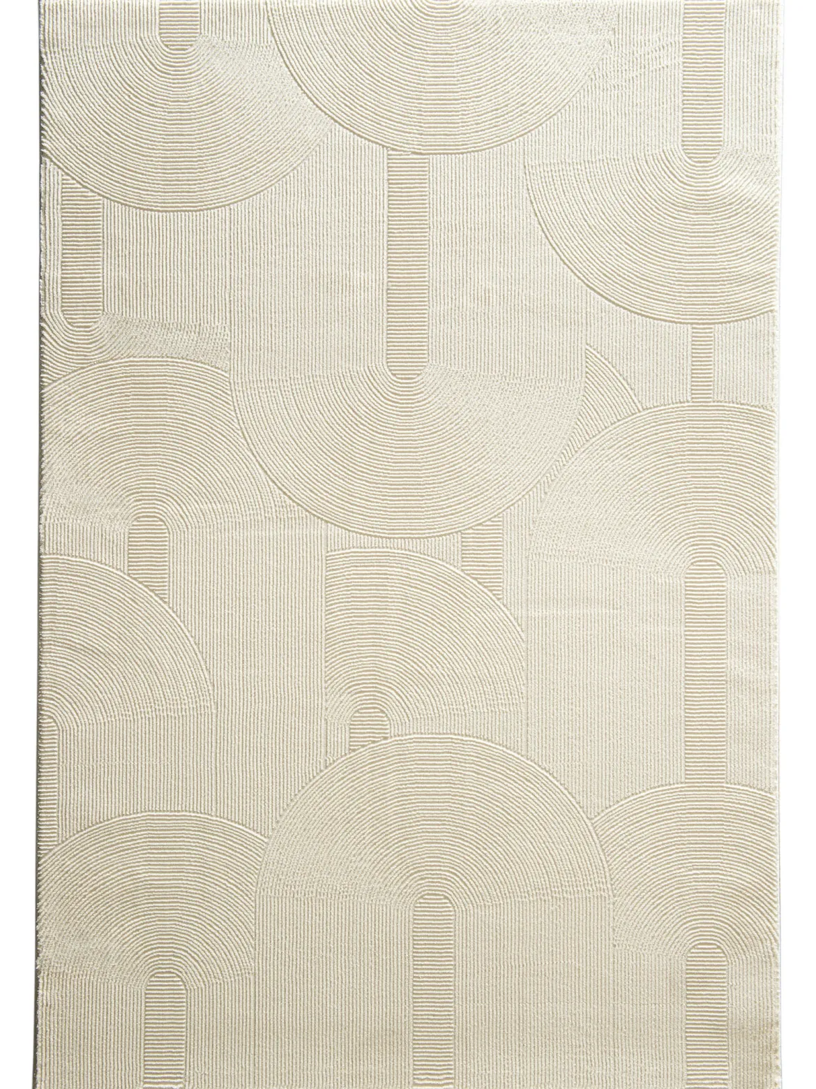 Biarritz Moderner Teppich, Creme