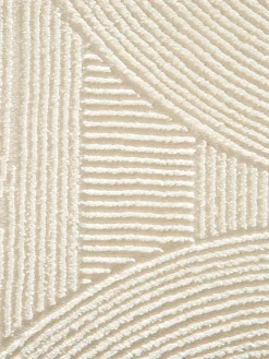 Biarritz Moderner Teppich, Creme