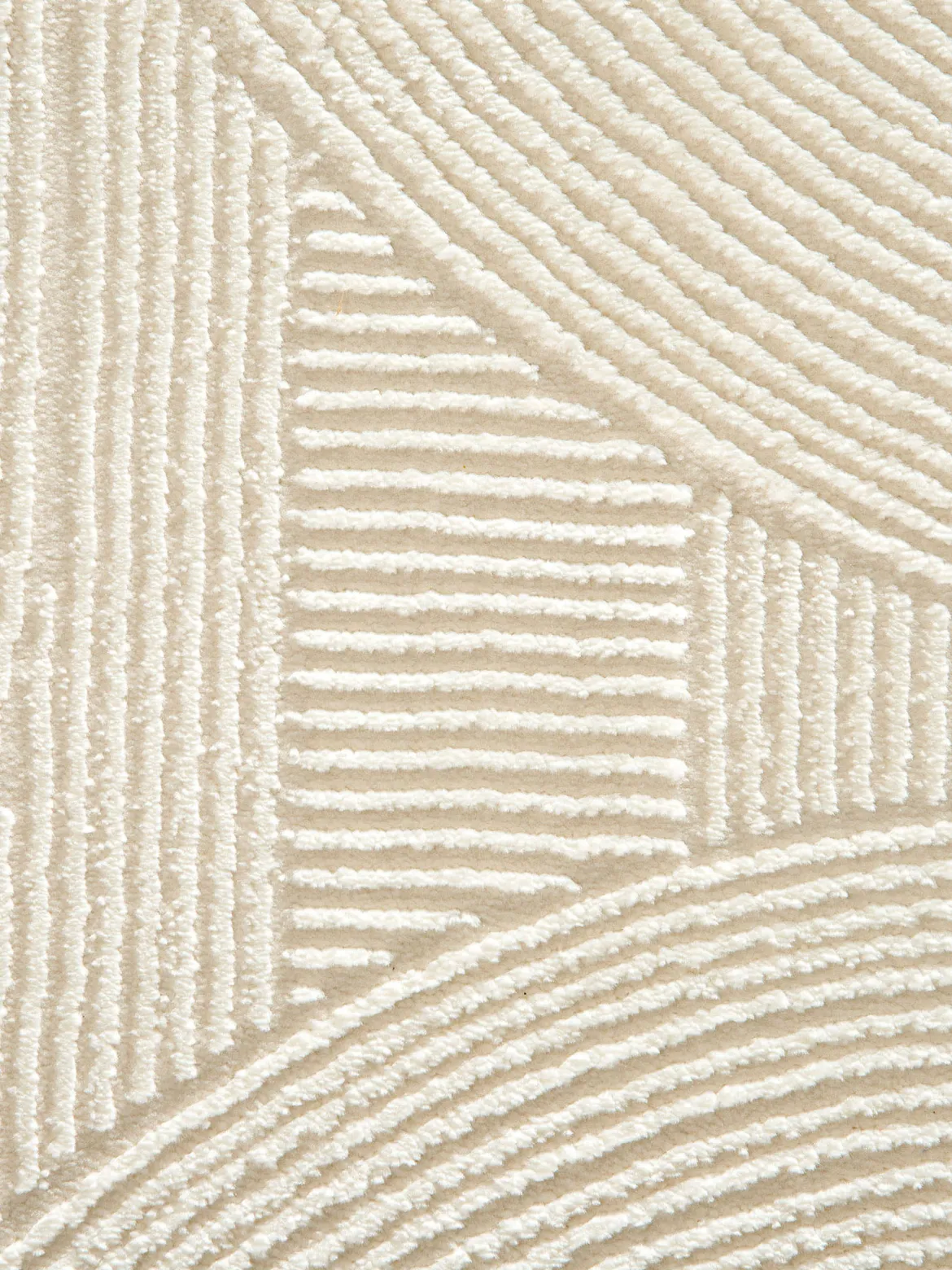Biarritz Moderner Teppich, Creme