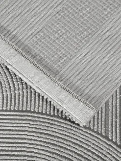 Biarritz Moderner Teppich, Silber