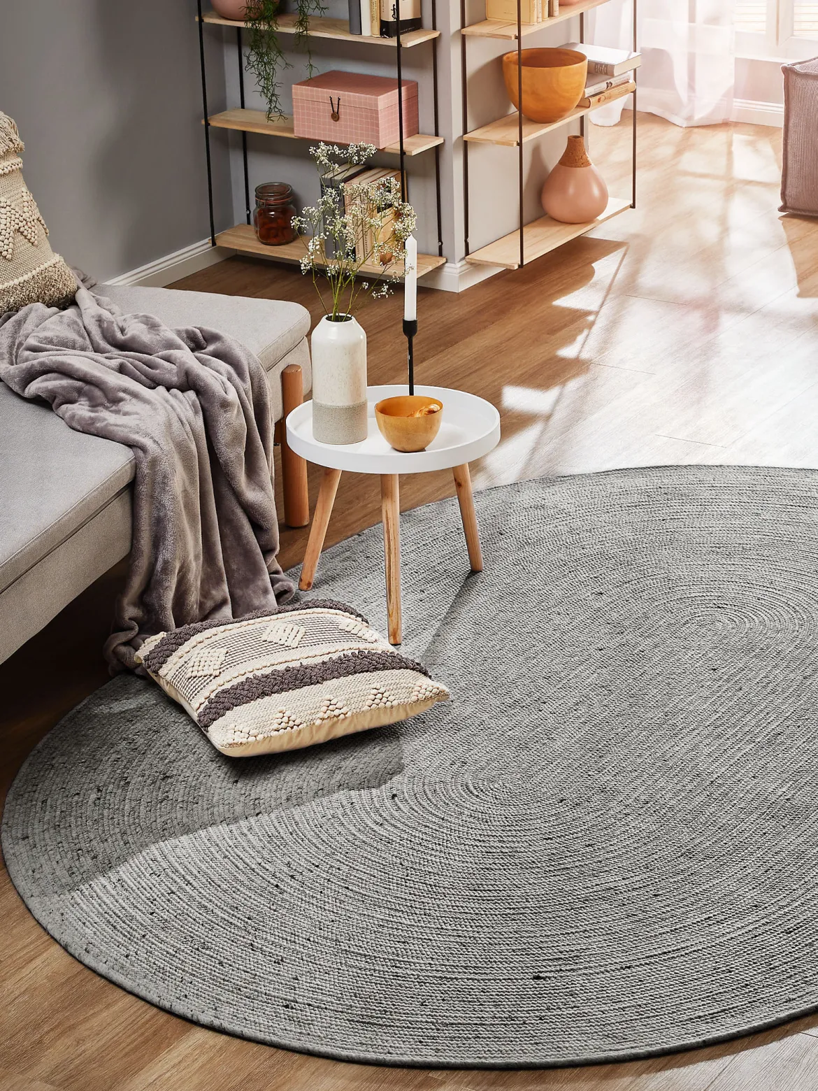 Björna Woll-Teppich, Light Grey