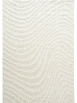 Boracay Moderner Teppich, Creme