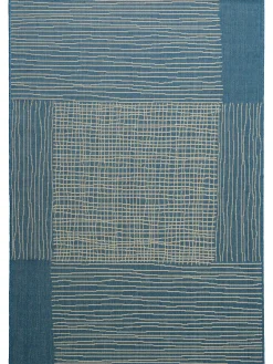 Borgsum Outdoor-Teppich, Azur