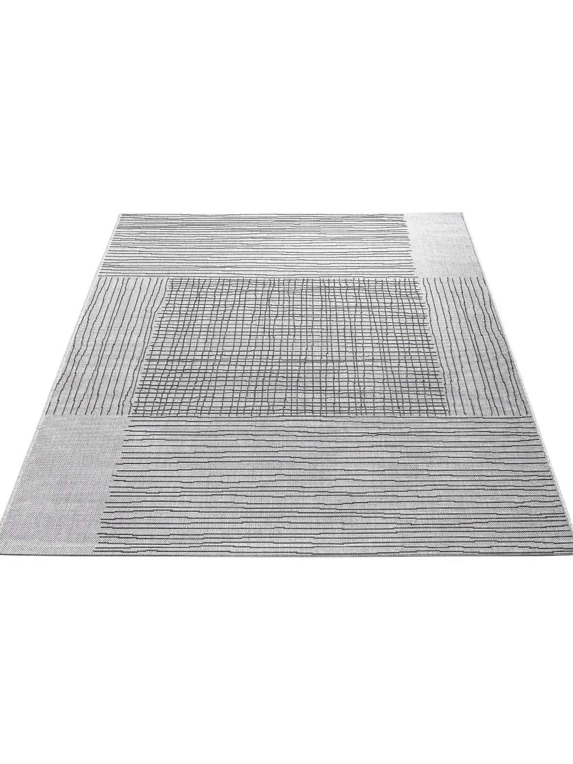 Borgsum Outdoor-Teppich, Grau