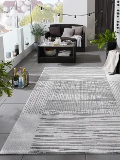 Borgsum Outdoor-Teppich, Grau