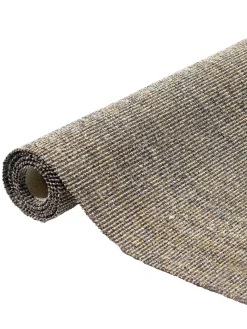 Boucle Strong Sisal-Läufer, Grau/Braun 84