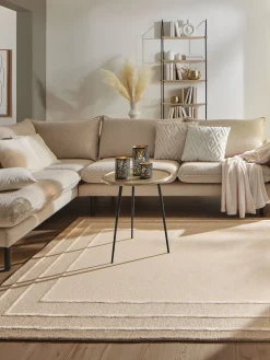 Brunholm Moderner Teppich, Sand