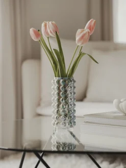 Burbuja Vase, Pearlized Klarglas