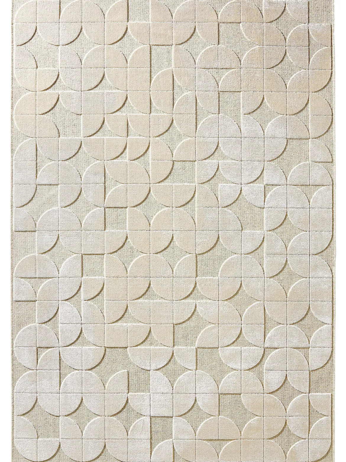 Butterfield Moderner Teppich, Creme