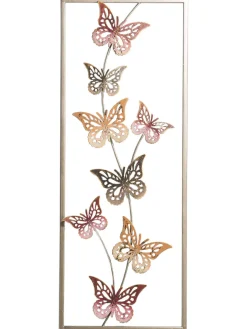 Butterflies Wand-Objekt, Multicolor