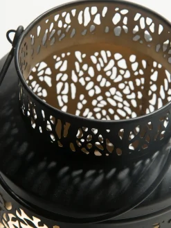 Caliano Windlicht, Black/Gold