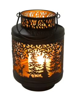 Caliano Windlicht, Black/Gold