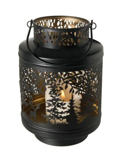 Caliano Windlicht, Black/Gold