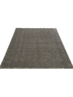 Castlebay Hochflor-Teppich, Silber