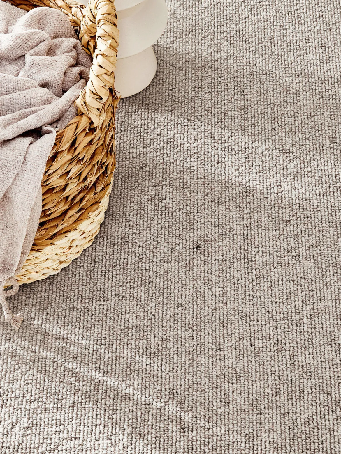 Catania Woll-Teppichboden, Kiesel 474
