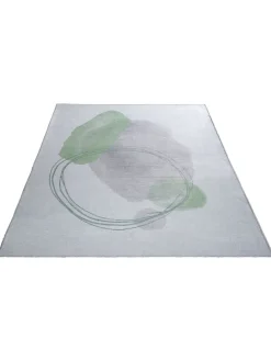 Ciottolo Moderner Teppich, Silber