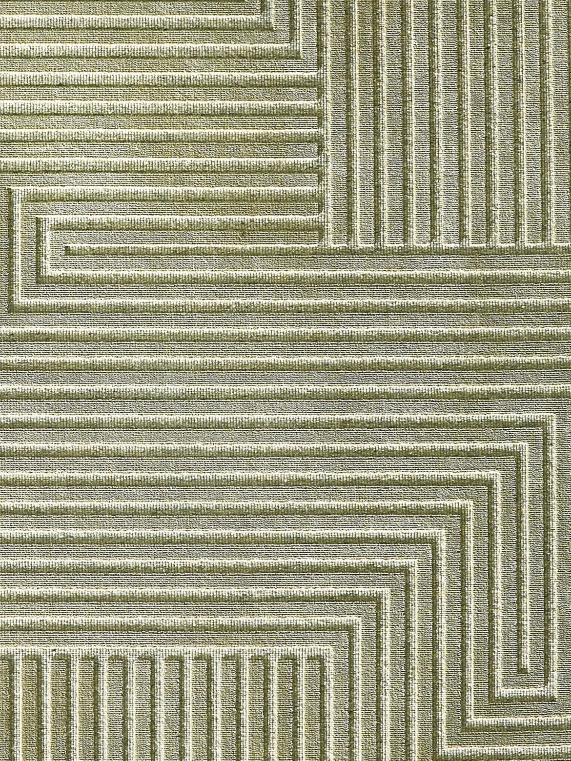 Clifton Moderner Teppich, Olive