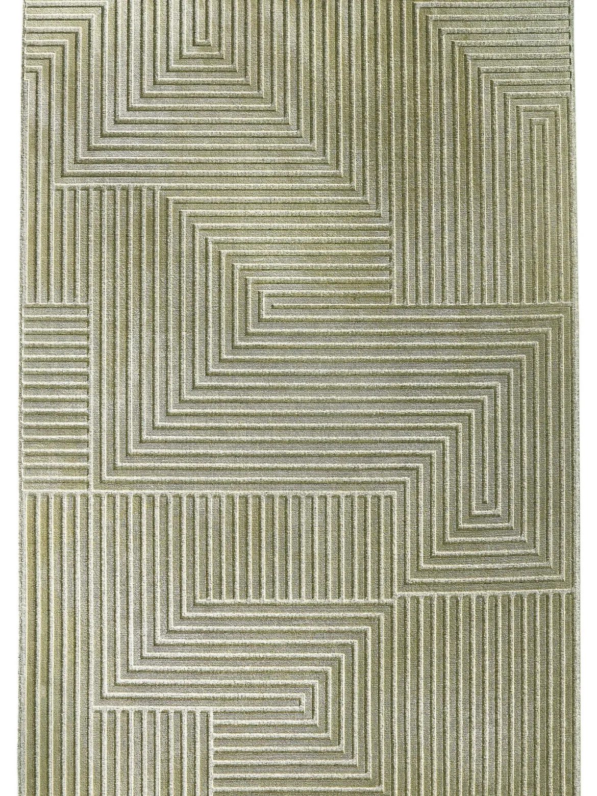 Clifton Moderner Teppich, Olive