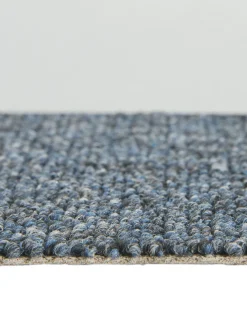 Color Schlingen-Teppichboden, Taubenblau 35