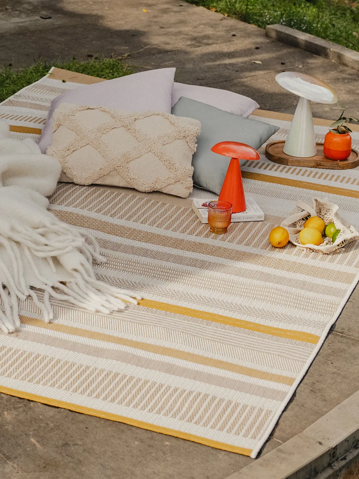 Contadora Outdoor-Teppich, Honig