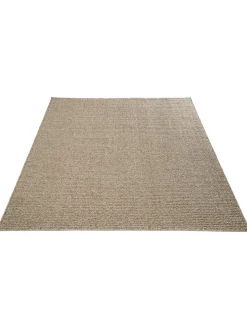 Coredo Hochflor-Teppich, Dunkelbeige