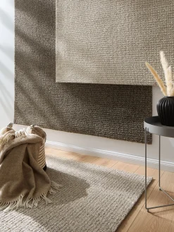 Coredo Hochflor-Teppich, Hellbeige