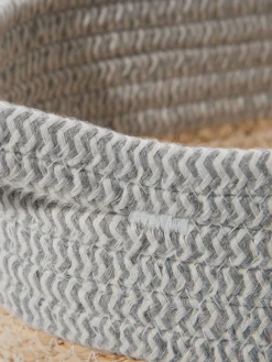 Cotiro Korb, Grau/Beige