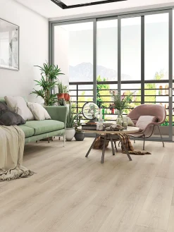 Cottage Klick-Laminat, Grey Light Oak 65382