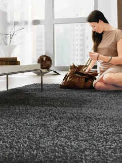 Creation Hochflor-Teppich, Anthrazit