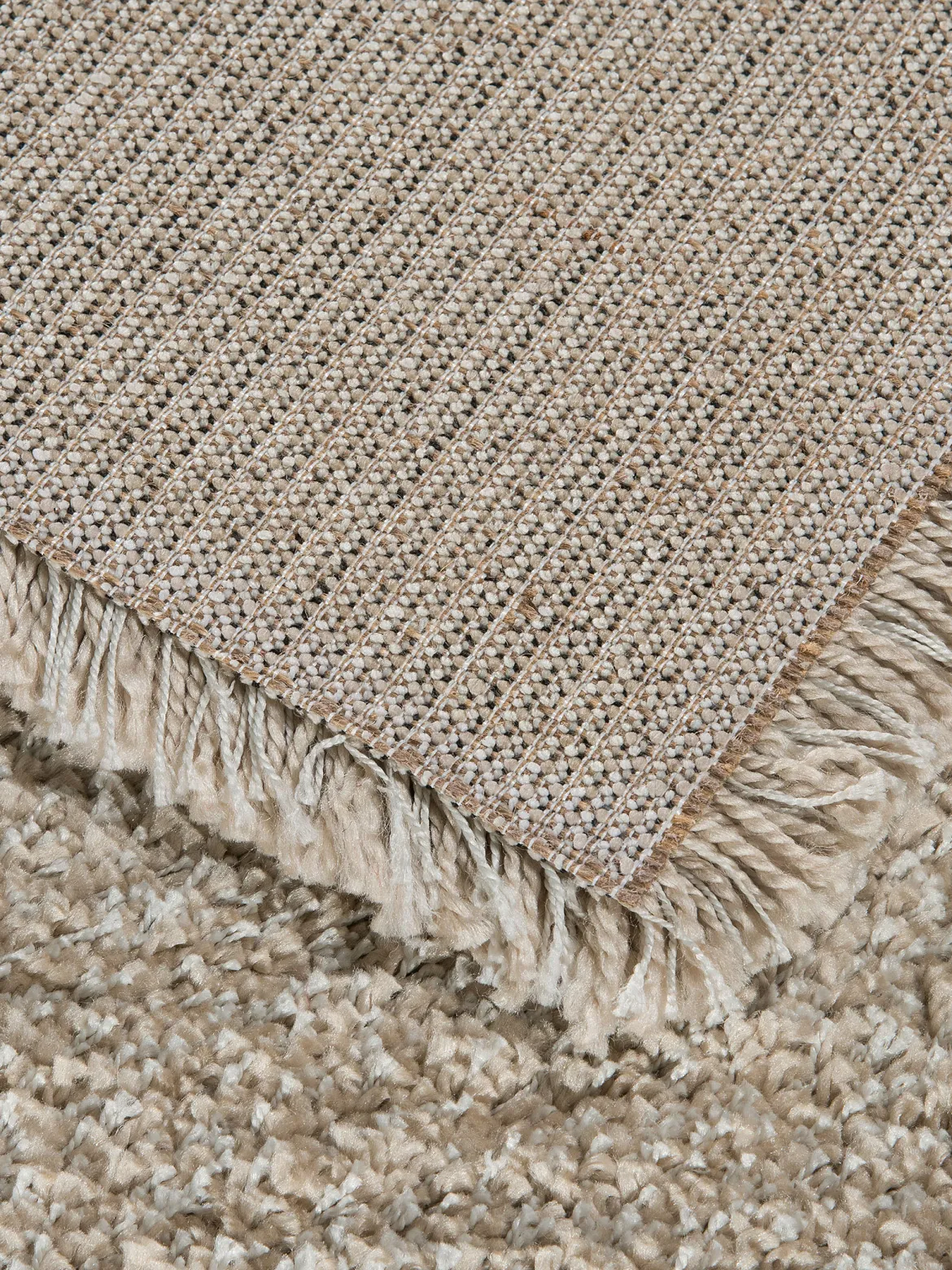 Creation Hochflor-Teppich, Beige