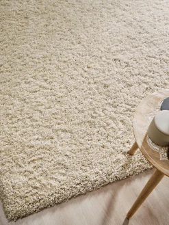 Creation Hochflor-Teppich, Creme