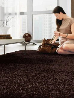 Creation Hochflor-Teppich, Mokka
