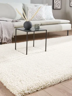 Creation Hochflor-Teppich, Weiss