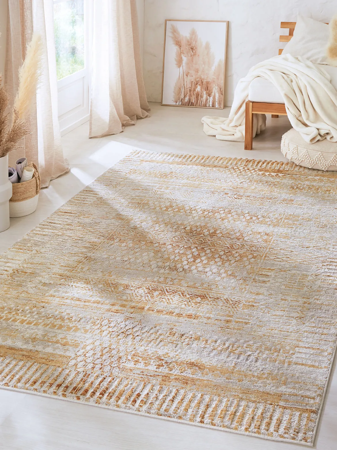 Cullen Vintage-Teppich, Gold