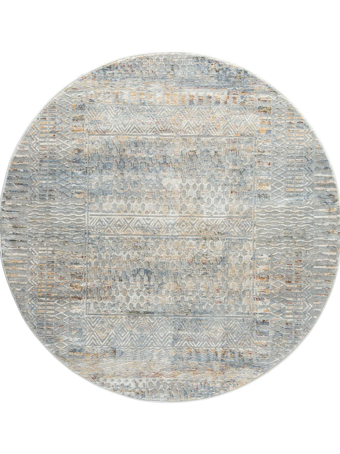 Cullen Vintage-Teppich, Silber