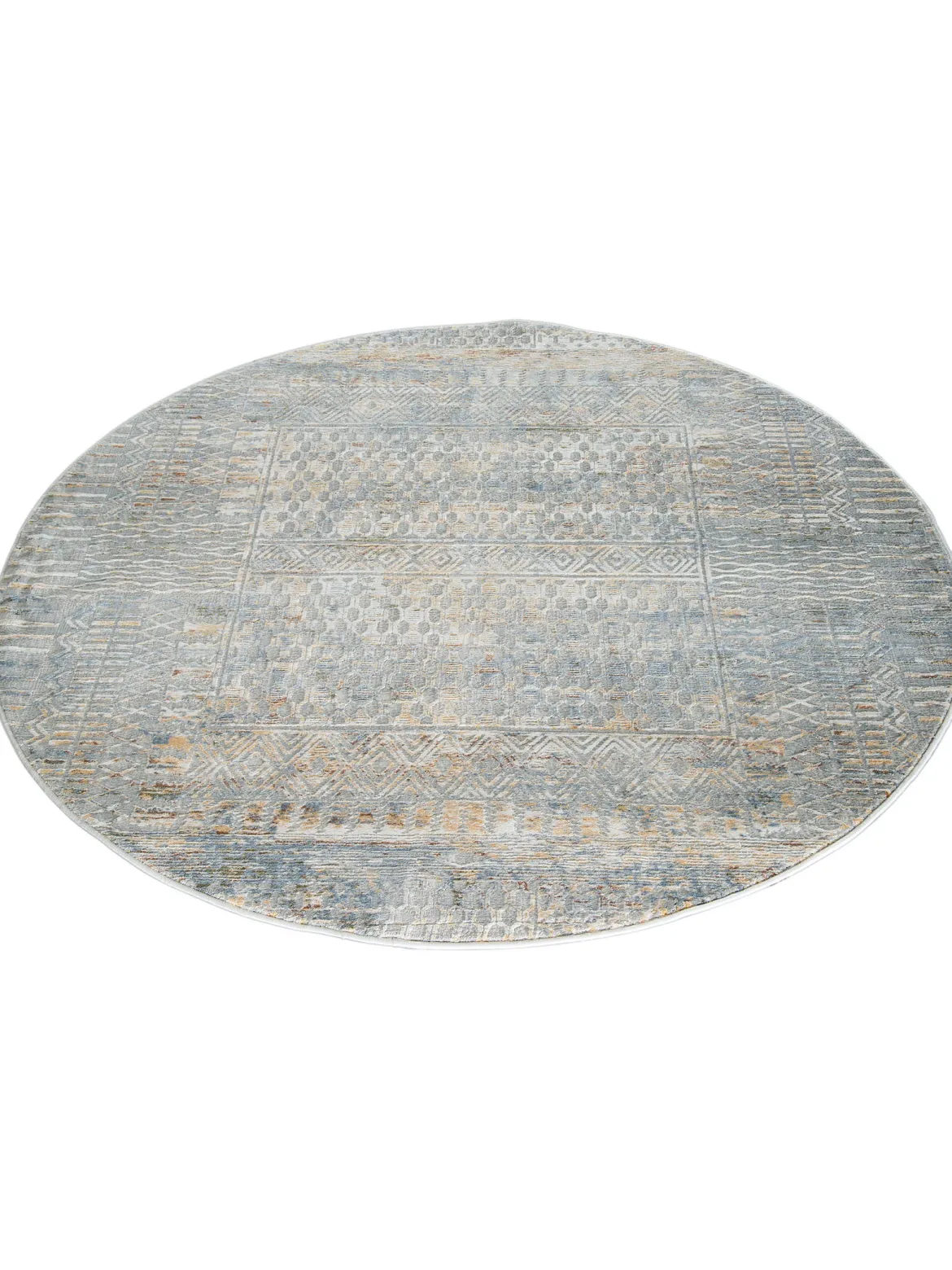 Cullen Vintage-Teppich, Silber