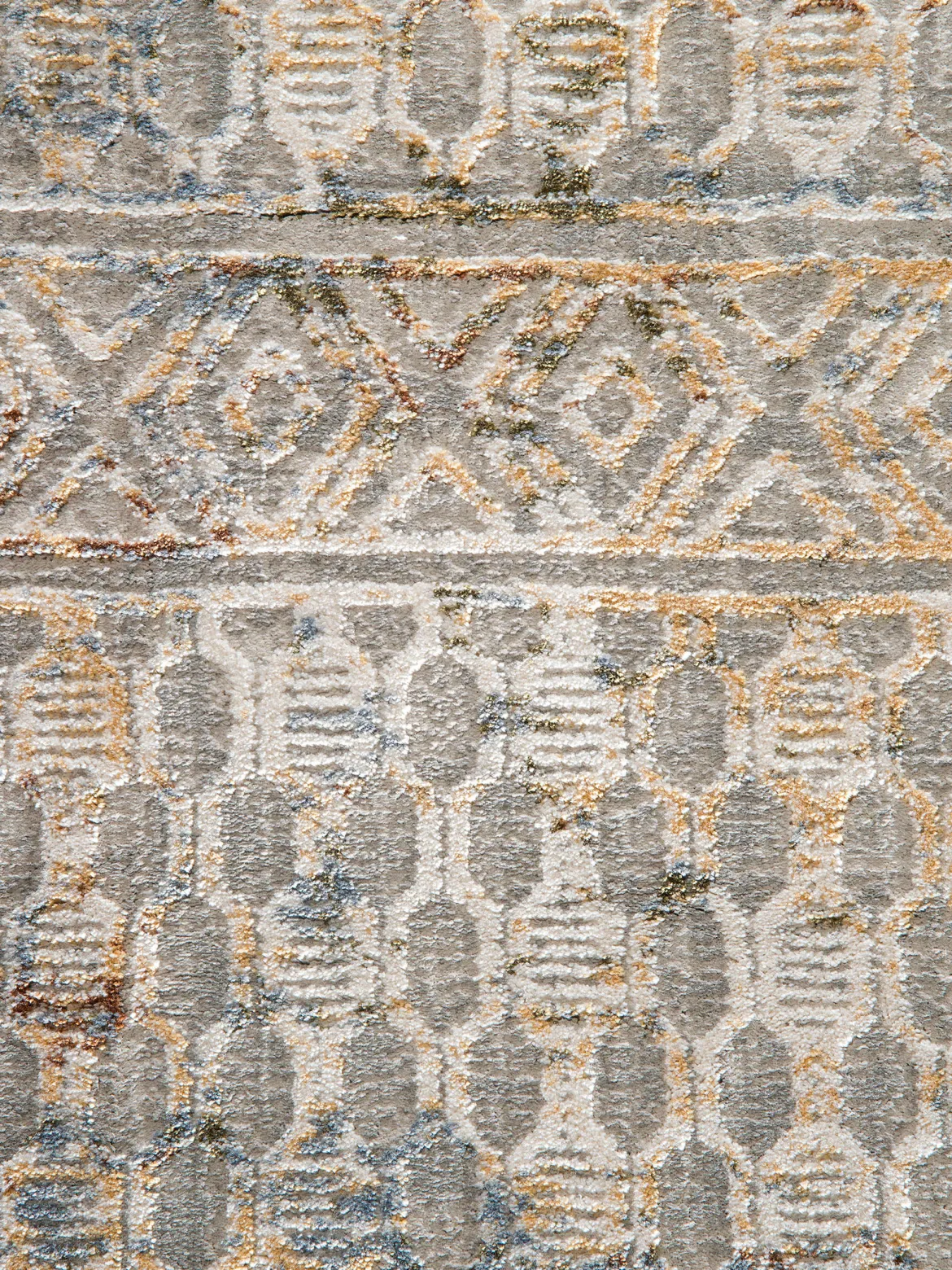 Cullen Vintage-Teppich, Silber