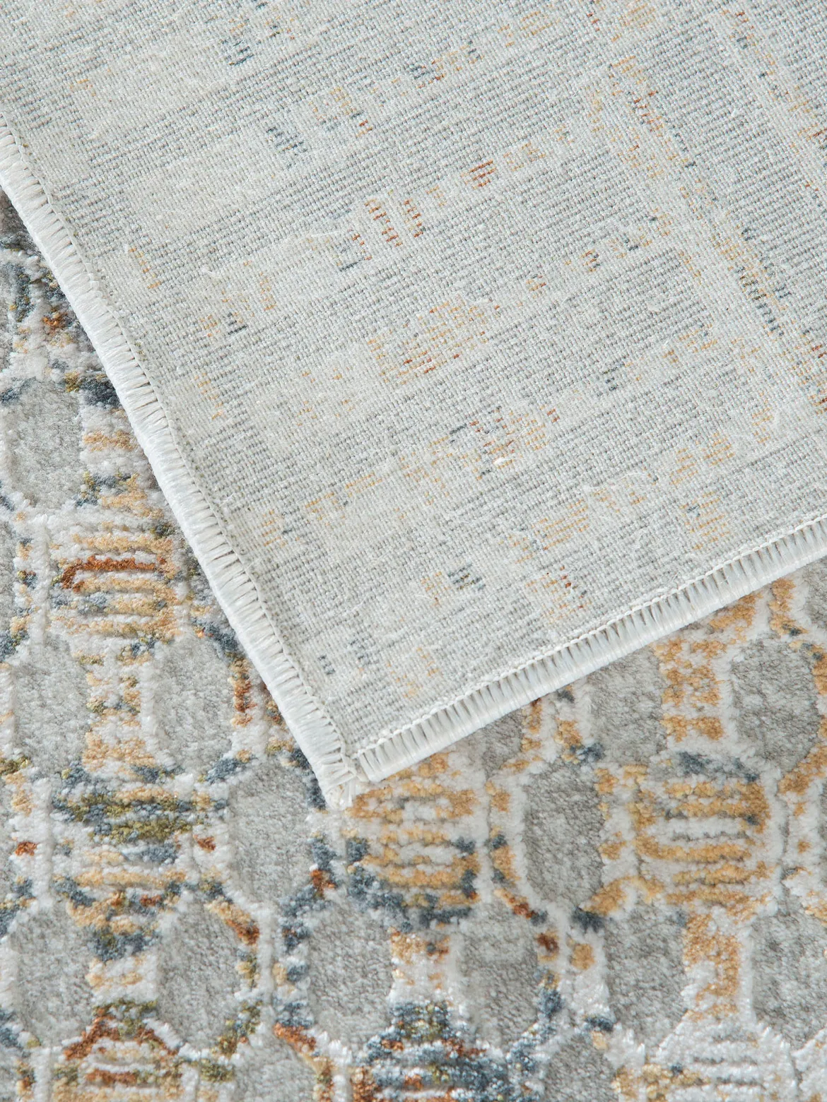 Cullen Vintage-Teppich, Silber