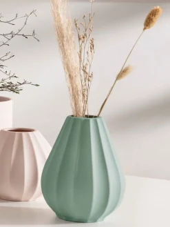 Cunardo Vase, Peacock Green