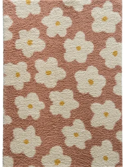 Daisy Moderner Teppich, Rose