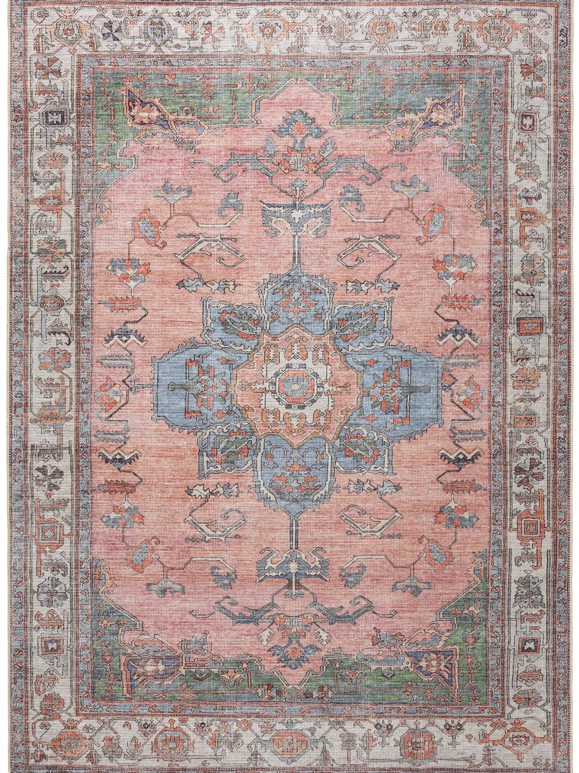 Dalyan Vintage-Teppich, Rose