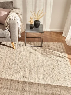 Damhus Woll-Teppich, Dunkelbeige