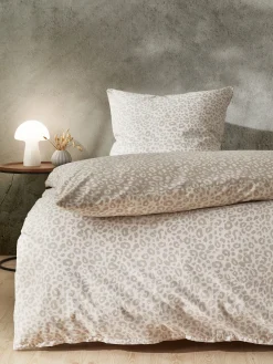 Damisa Renforcé-Bettwäsche, Creme/Taupe