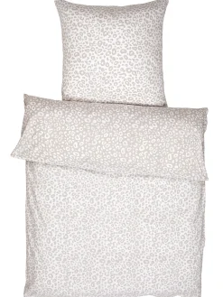 Damisa Renforcé-Bettwäsche, Creme/Taupe