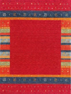 Damua Gabbeh-Teppich, Karmin