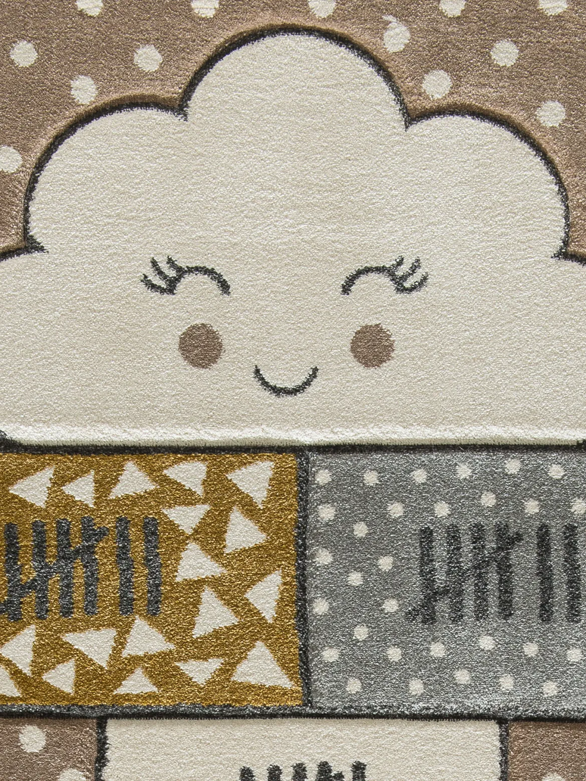 Daydream Kinder-Teppich, Hellbraun