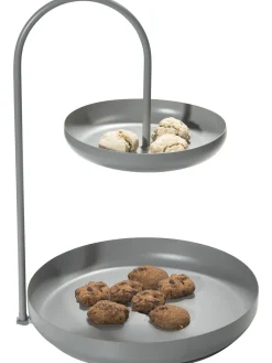Doble Deko-Etagere, Grau
