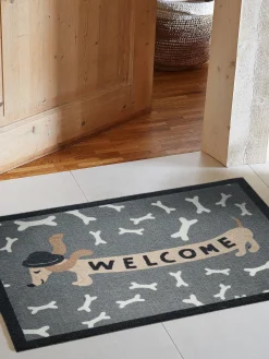 Door Sauberlaufmatte, Dachshund Welcome
