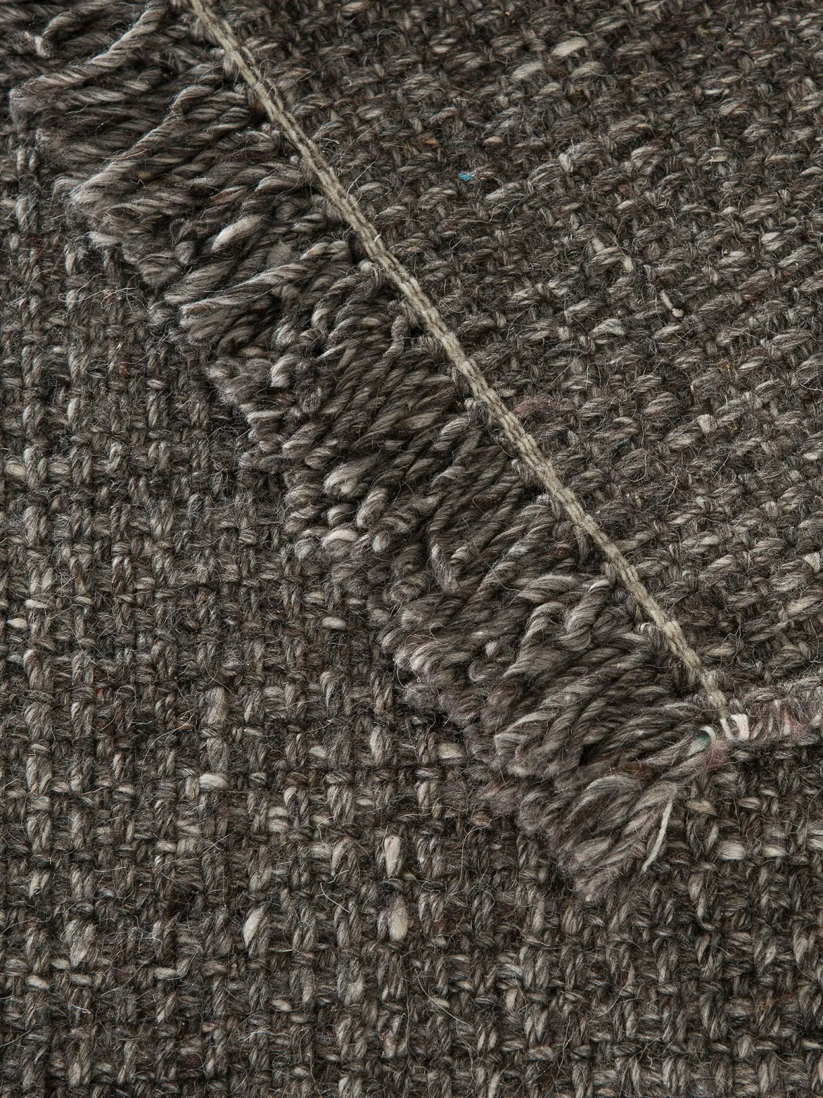 Elmegade Woll-Teppich, Dark Grey
